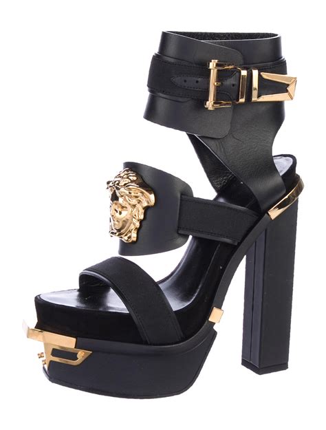 versace medusa sandals replica|versace platform heels medusa.